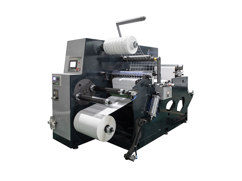 Machine de découpage rotatoire de petit pain de papier d'autocollant d'étiquette d'opération facile de poinçonnage latéral