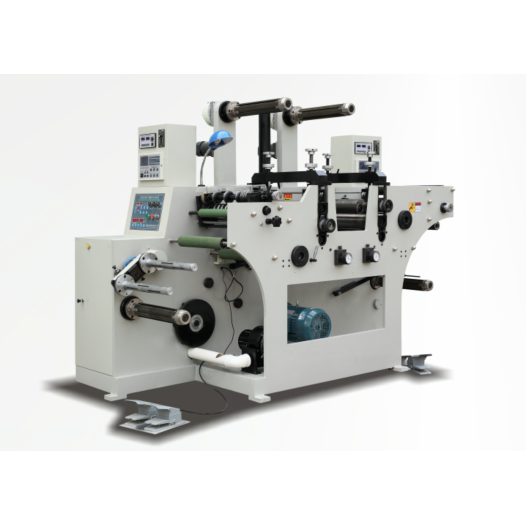 Étiquettes adhésives imprimées vierges de 420 de largeur, machine de découpe rotative à deux stations avec découpeuse, qualité supérieure