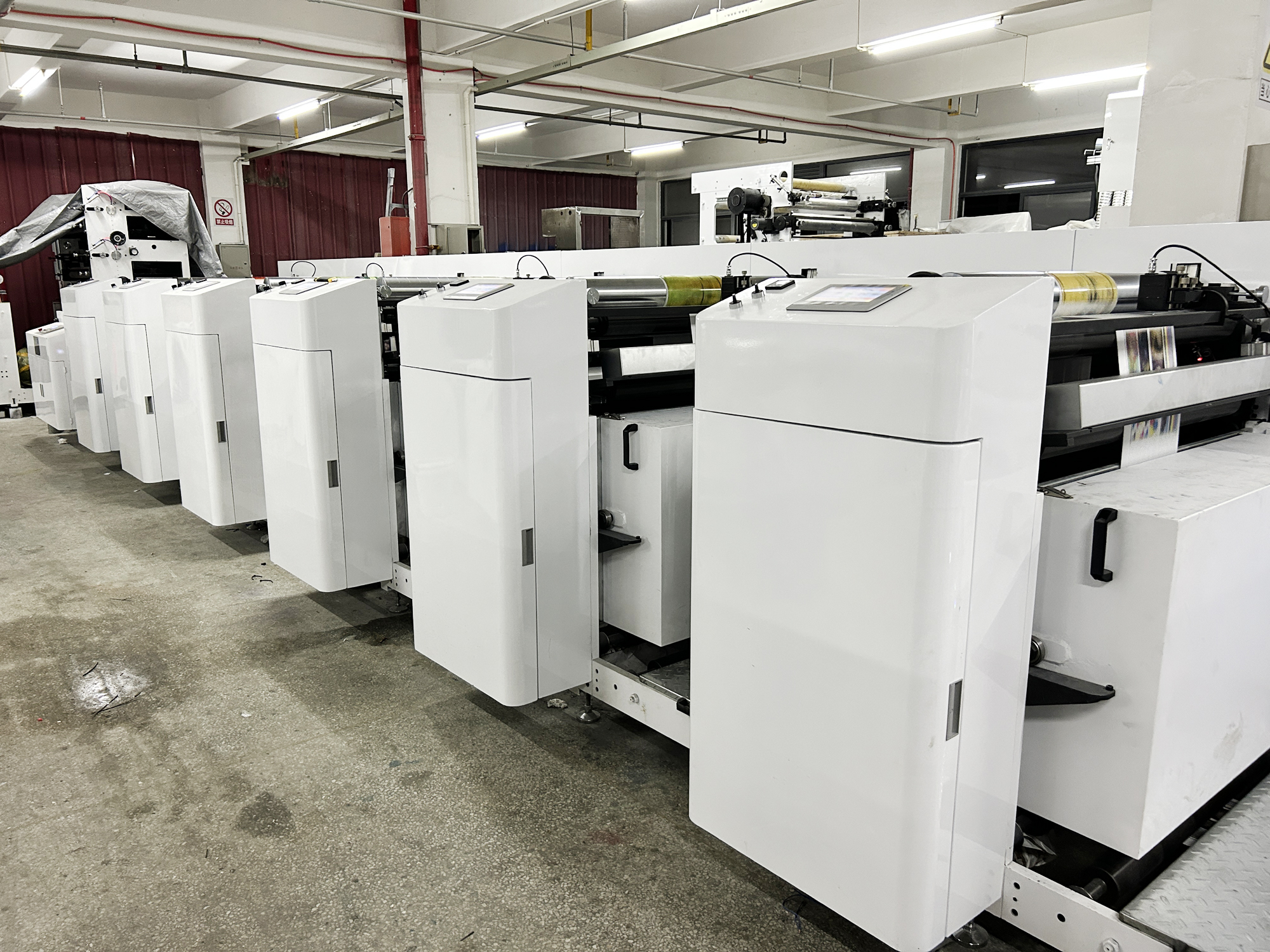 machine d'impression flexo multi de papier de métier de couleur de 1000mm avec le moteur d'Inovance