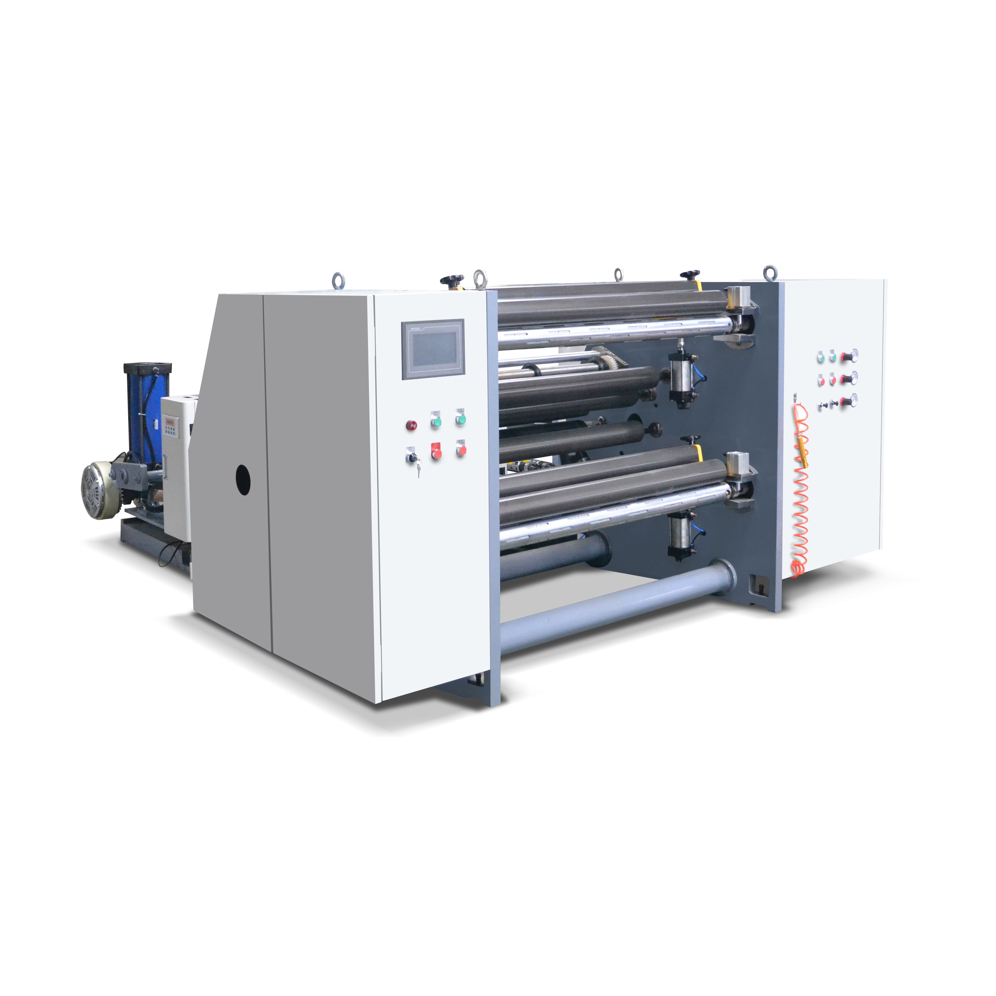 Machine de rembobinage de découpeuse de Film PVC PP, certificat CE, papier de verre, carton adhésif, largeur 1100 